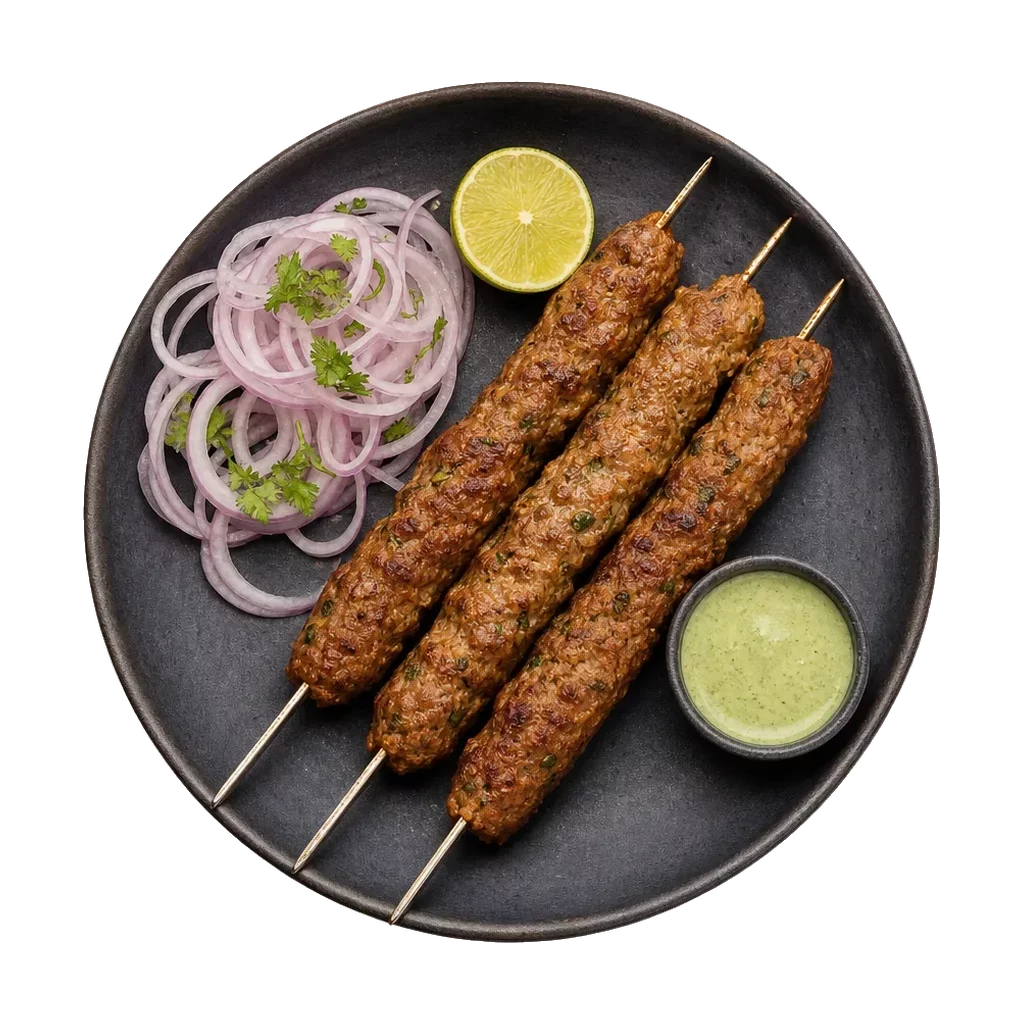 Lamb seekh kebab