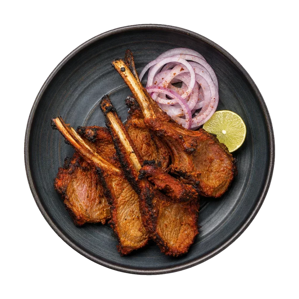 Tandoori lamb chops