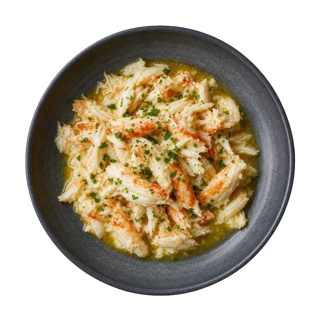 Crab, plated