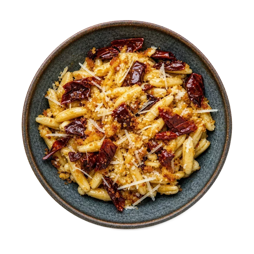 Cavatelli con Peperoni Cruschi