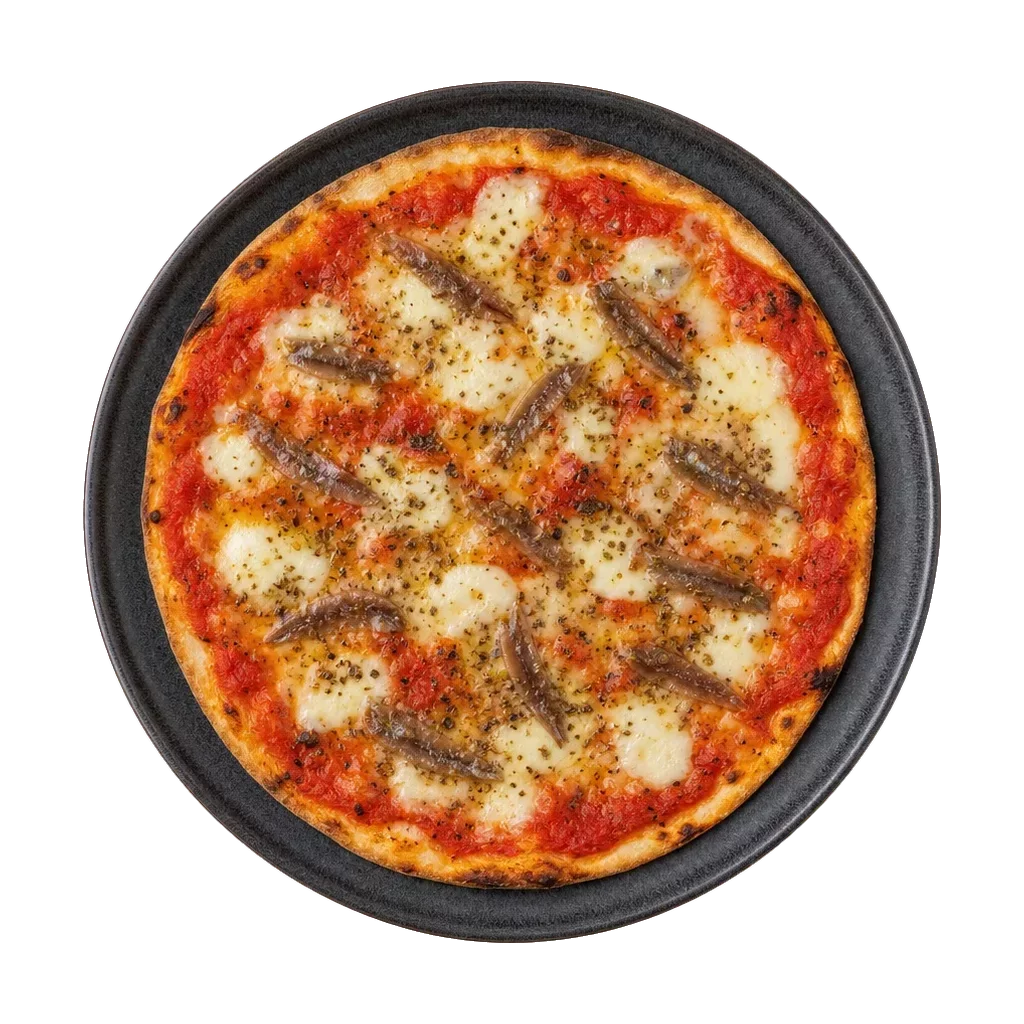 Pizza Romana, plated