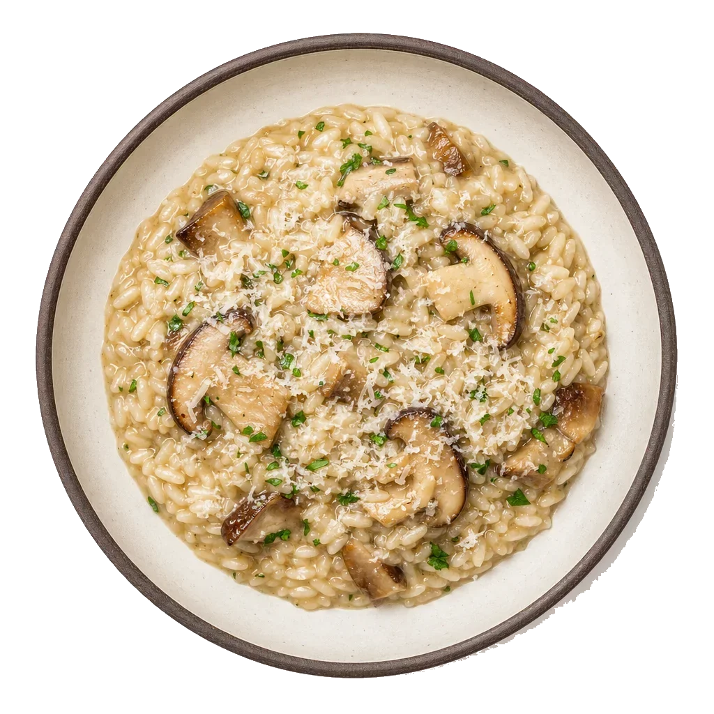 Porcini mushroom risotto