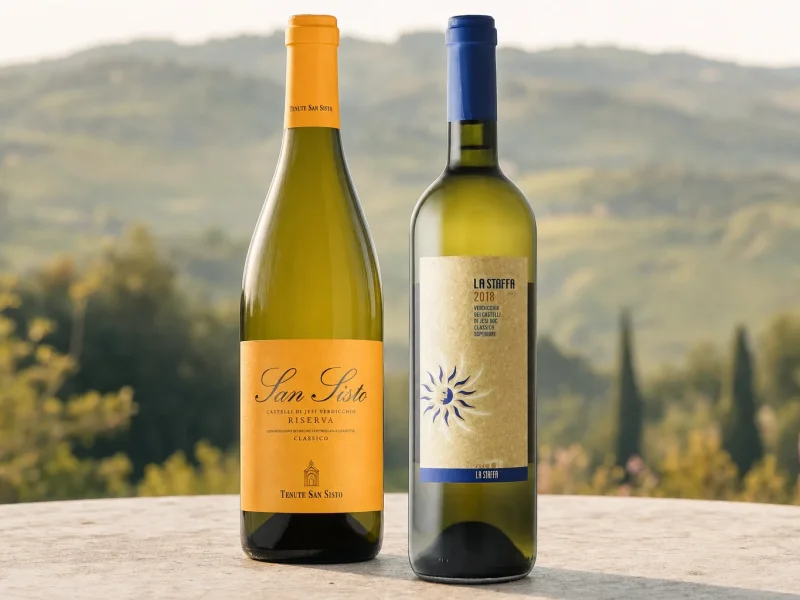 San Sisto Castelli di Jesi Verdicchio Riserva beside La Staffa Verdicchio dei Castelli di Jesi