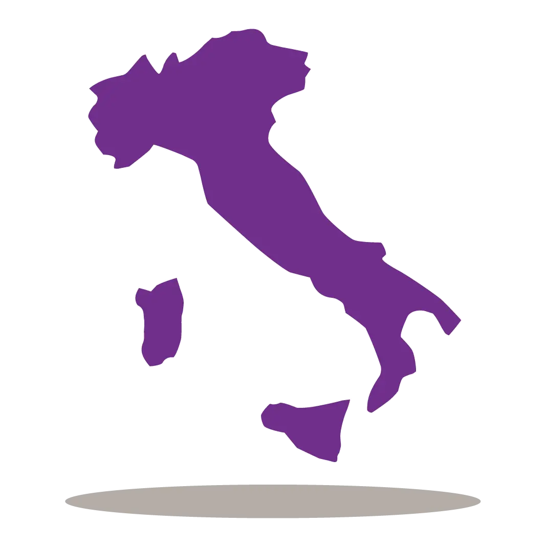 Map of Italian wine regions