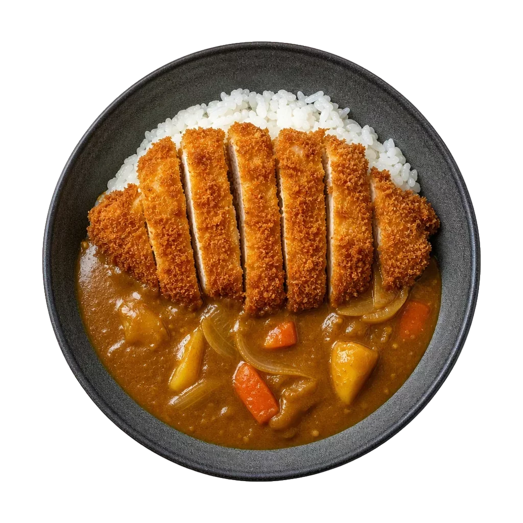 Chicken Katsu Curry, plated