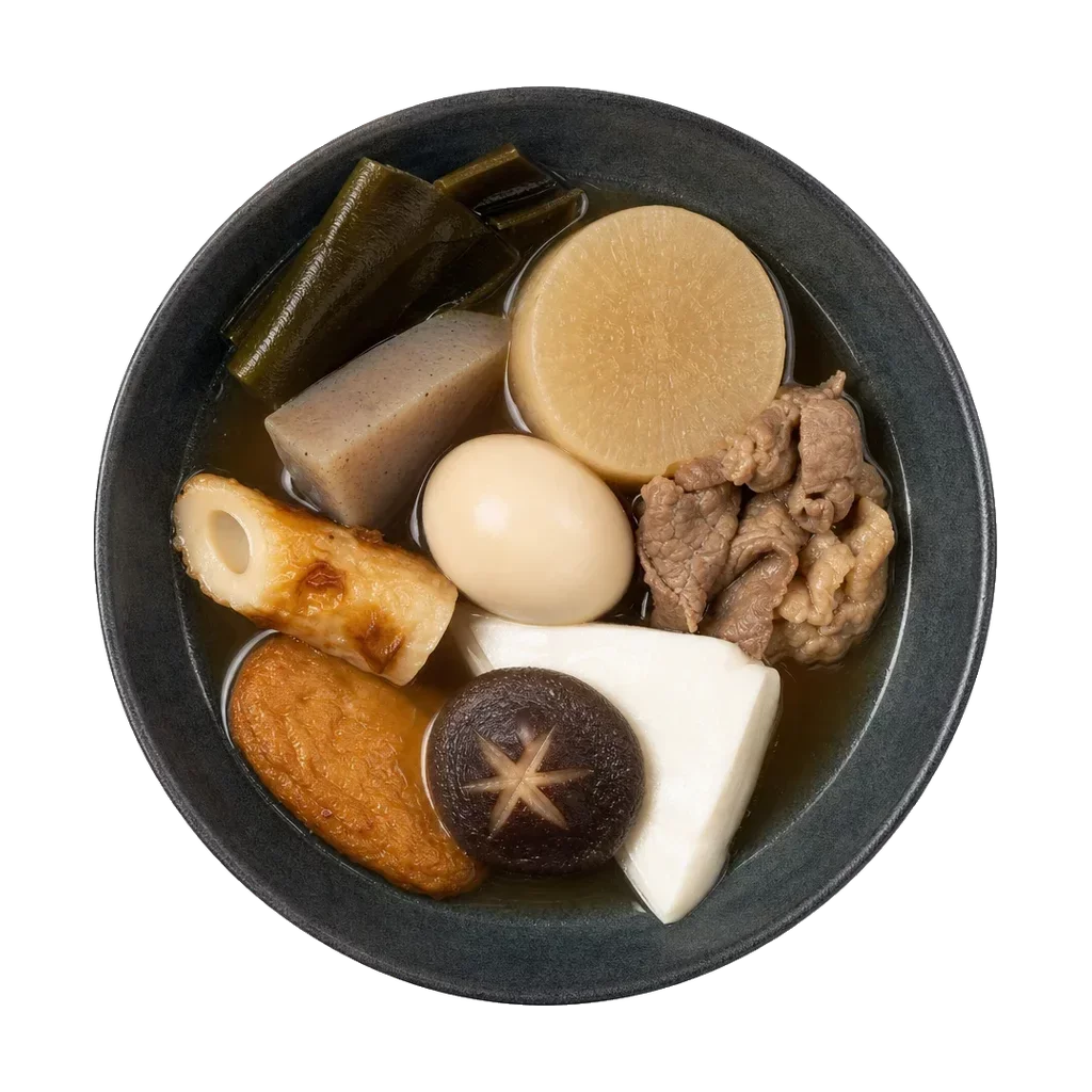 Oden, plated