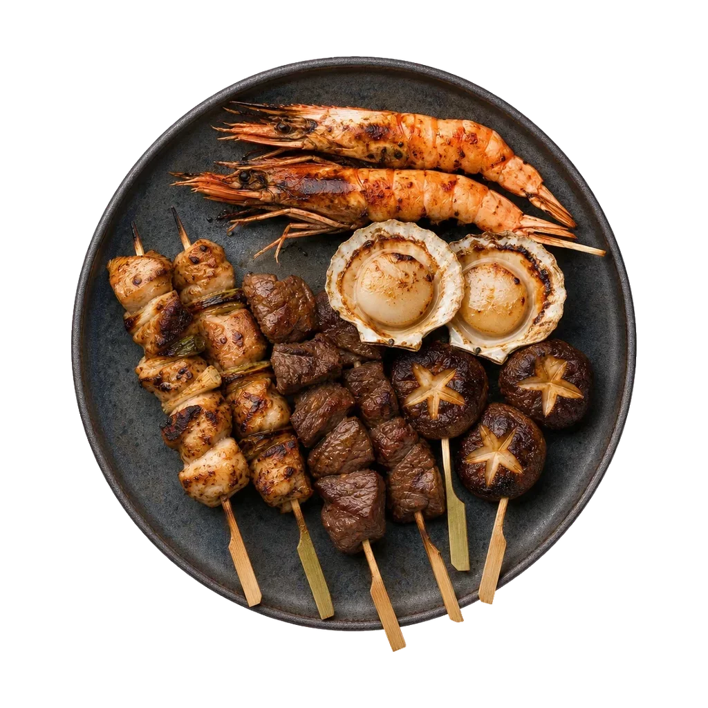 Robata, plated