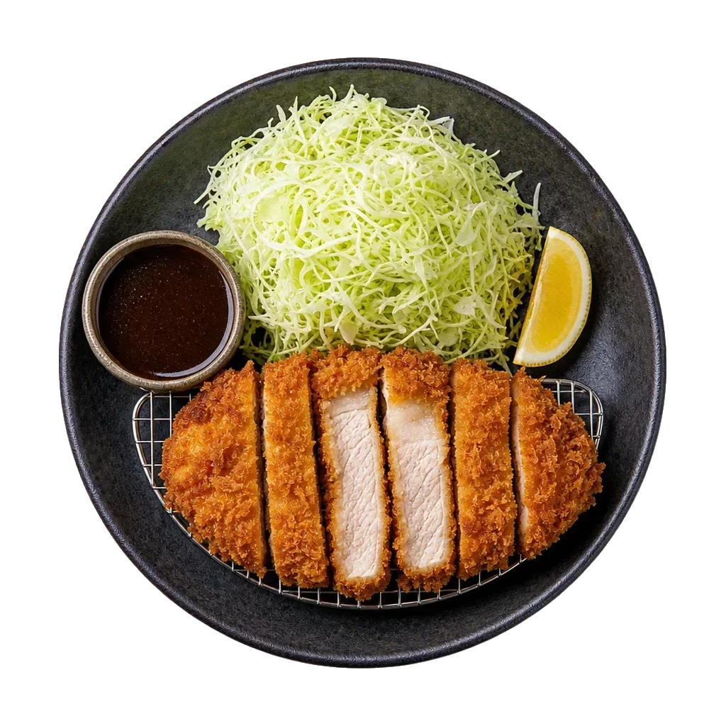 Tonkatsu, plated