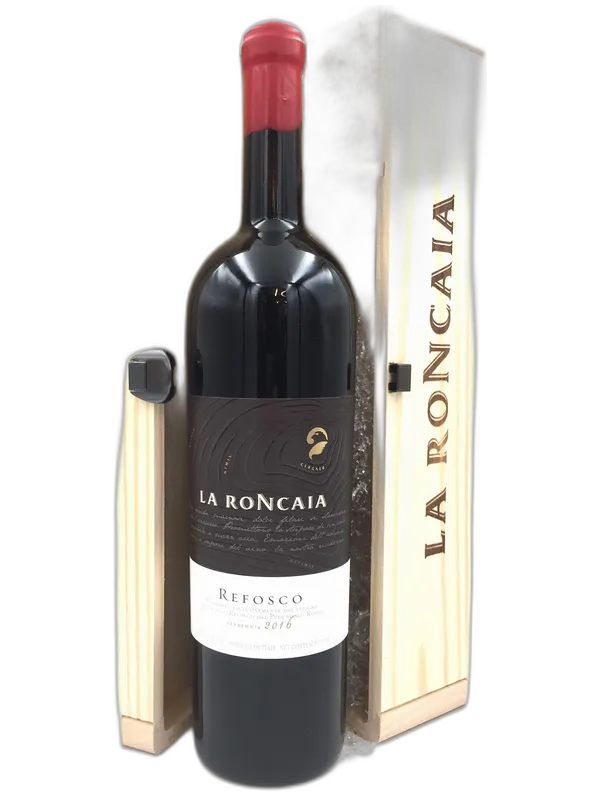 La Roncaia La Roncaia Refosco 1,5lt. Magnum Woden Box 2016