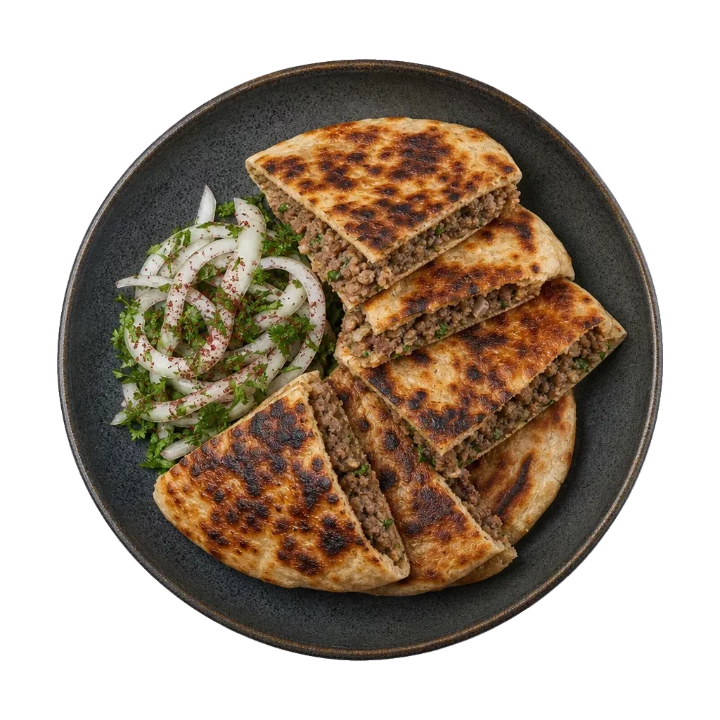 Arayes, plated