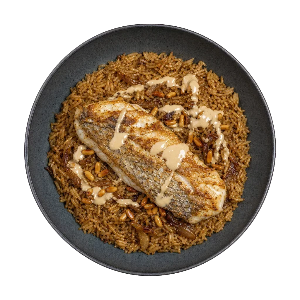 Sayadieh, plated