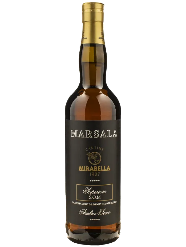 Marsala Superiore Liquoroso DOC Cantine Mirabella S.O.M. Ambra Secco Bianchi