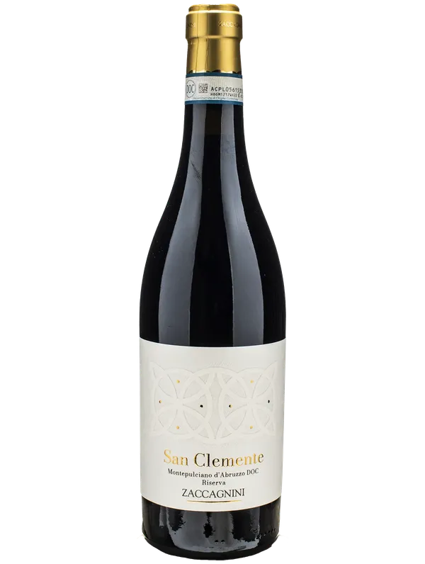 Azienda Agricola Ciccio Zaccagnini Montepulciano d'Abruzzo Casauria o Terre di Casauria Riserva DOC San Clemente Ciccio Zaccagnini 2019