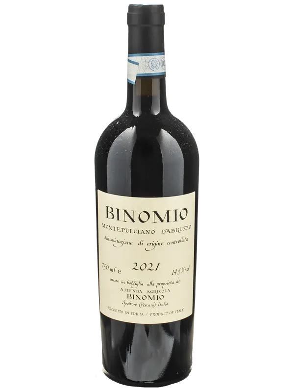 Binomio Montepulciano d'Abruzzo Rosso DOC Binomio 2021