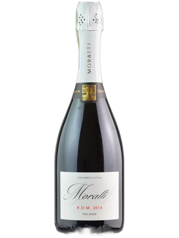 Castello di Cigognola Oltrepo' Pavese Metodo Classico Pinot Nero DOCG Moratti Pas Dose Millesimato R.D.M. Castello di Cigo 2014