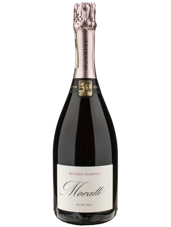 Castello di Cigognola Oltrepo' Pavese Metodo Classico Pinot Nero Rose' DOCG Moratti Cuvee Brut Millesimato Castello di Cig 2021