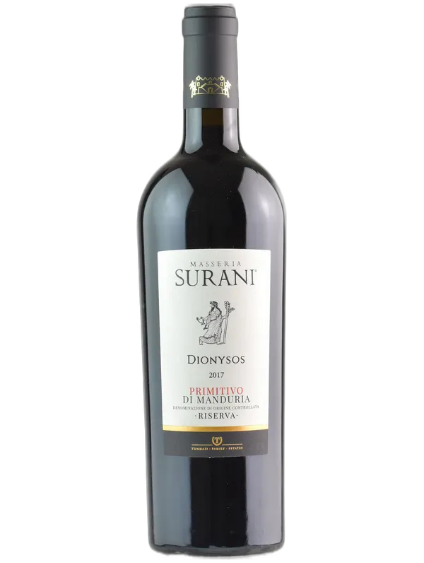 Masseria Surani Primitivo di Manduria Riserva DOC Dionysos Masseria Surani 2017