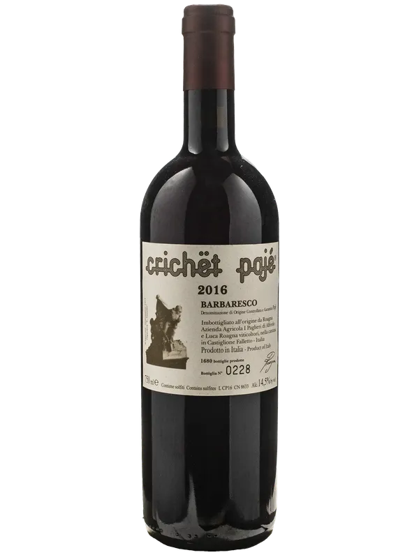 Roagna Roagna Barbaresco Crich&euml;t Paj&eacute; 2010