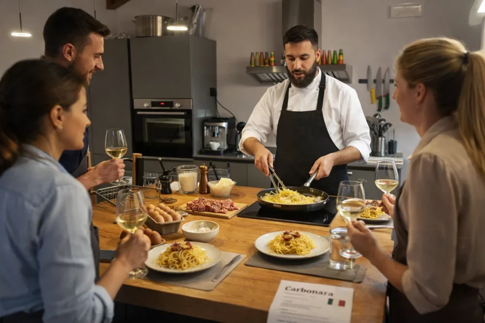 Spolert Winery - Carbonara Cooking Class & Wine Tasting at Spolert Winery