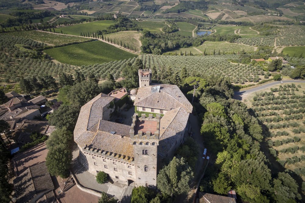 Tour of the tower, cellars and olive mill at Castello di Poppiano