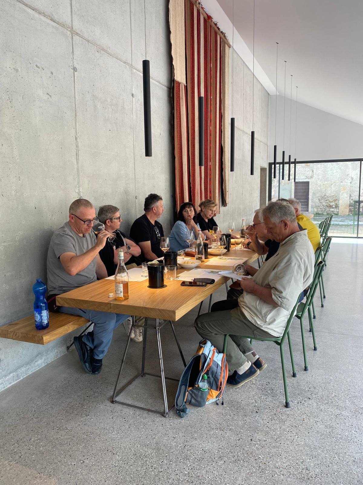 Dal Rosso al Bianco e Ritorno tasting at Le Fraghe