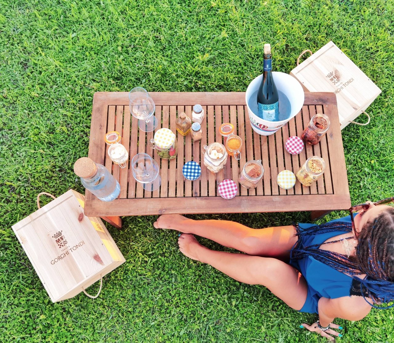 Picnic tasting at Tenuta Gorghi Tondi