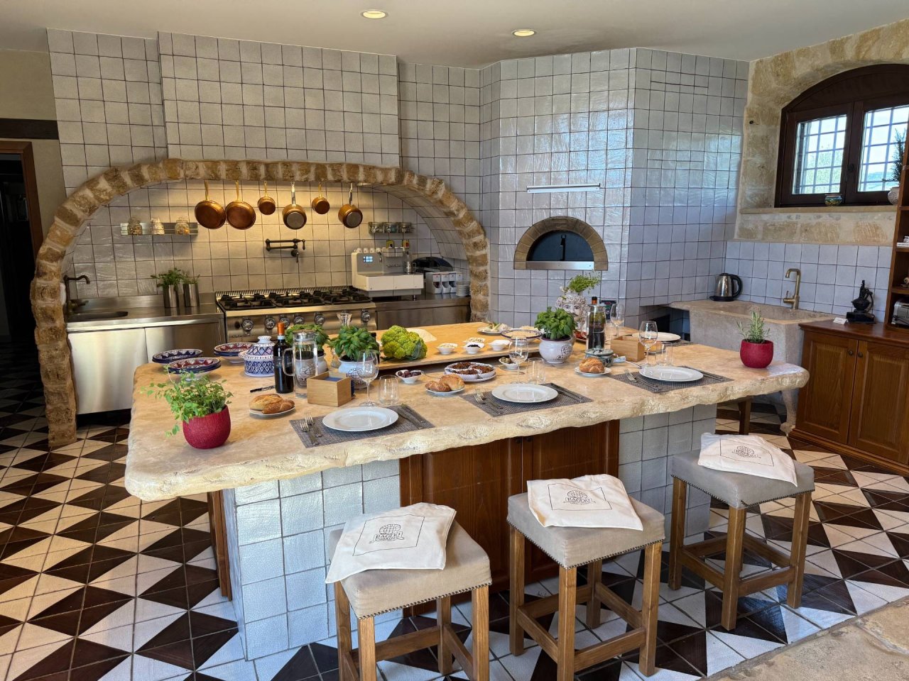 Home restaurant at Le Tenute at Tenute Baglio Passofondo Rural