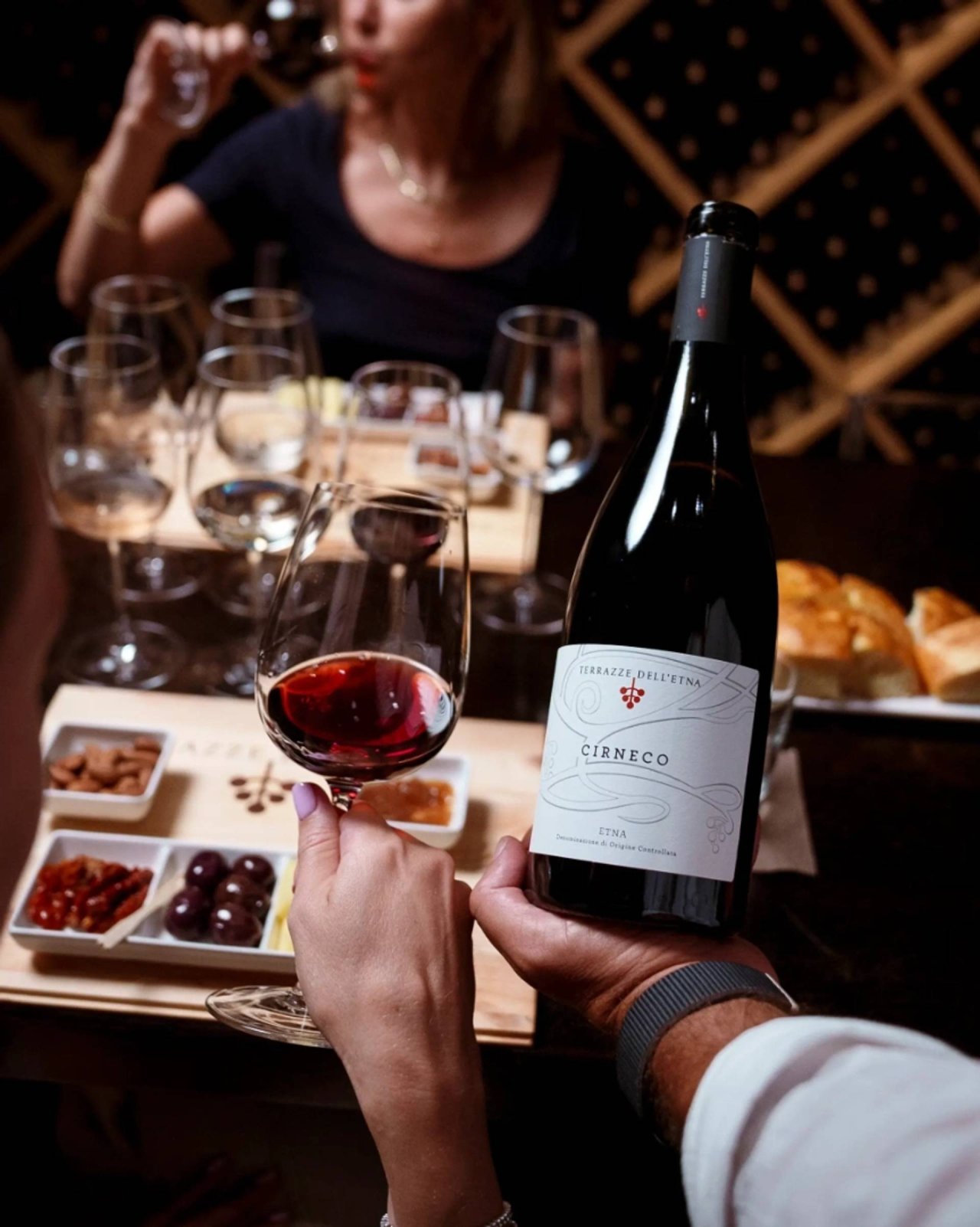 The D.O.C. wines of Terrazze dell'Etna at Terrazze dell&rsquo;Etna