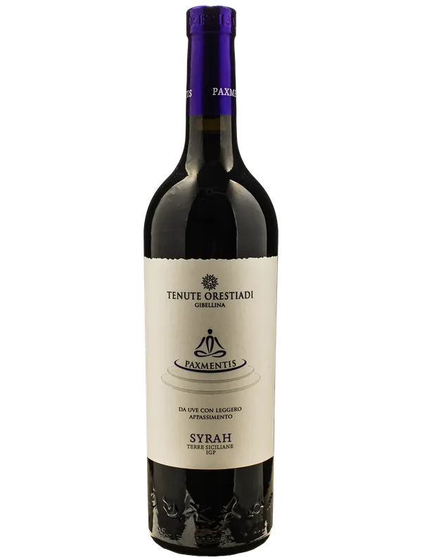 Orestiadi Terre Siciliane IGT Tenute Paxmentis Leggermente Appassito Syrah Orestiadi 2024