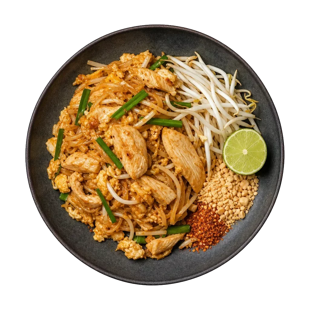 Chicken pad thai