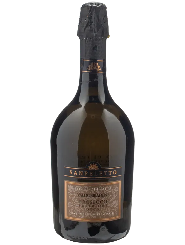 Sanfeletto Valdobbiadene Prosecco Superiore DOCG Extra Brut Millesimato Bosco di Fratta Sanfeletto 2023