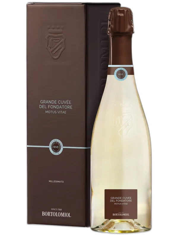 Bortolomiol Valdobbiadene Prosecco Superiore DOCG Extra Brut Rive San Pietro di Barbozza Grande Cuv&eacute;e del Fondatore Motus Vitae Bortolomiol 2024