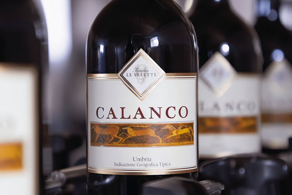 Bottles of Tenuta Le Velette Calanco in close-up