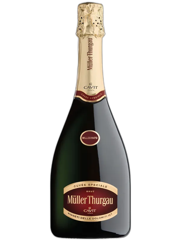 Cavit Vigneti delle Dolomiti IGT M&uuml;ller Thurgau Brut Cuv&eacute;e Speciale Cavit 2025