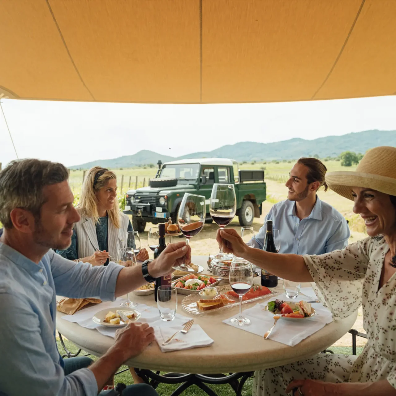Wild and Chic: Jeep tour and picnic in the vines at Azienda Agricola Tua Rita