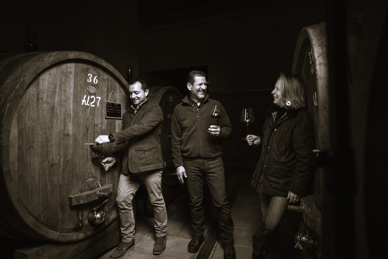 Azienda Agraria Le Chiuse winery in Montalcino, Siena